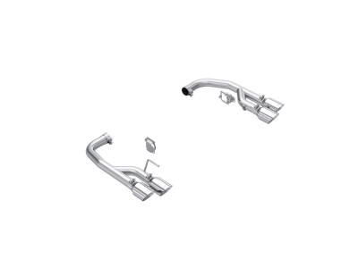 MBRP Exhaust - MBRP Exhaust S7281AL AL 2.5" Axle-Back Dual Exit w/o Muffler 24-26 Mustang GT