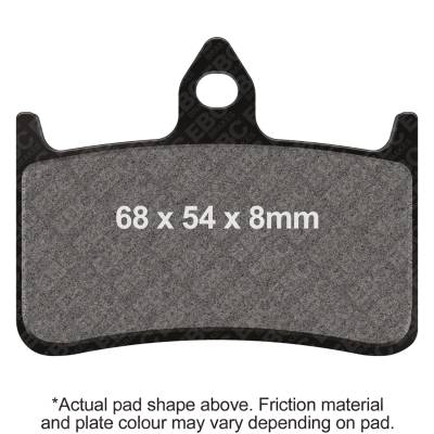 EBC Motorcycle Brakes - EBC Motorcycle Brakes FA187 Organic FA Series Pads
