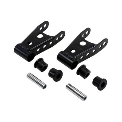 Belltech - Belltech 6423 1" Drop Leaf Spring Shackle Kit for 11-18 Silverado/Sierra 2500HD