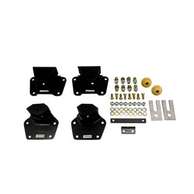 Belltech - Belltech 6574 4" Drop Leaf Spring Hanger Kit F/R Hangers for 97-04 Dodge Dakota