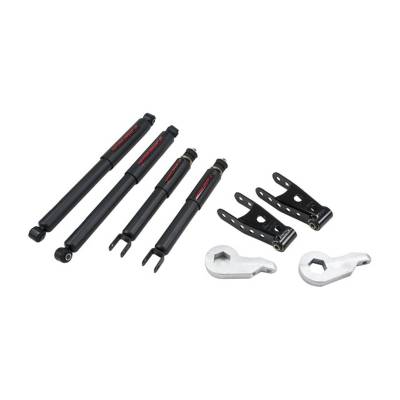 Belltech - Belltech 677ND Complete Lowering Kit w/Nitro Drop2 Shocks for Chevy/GMC