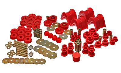 Energy Suspension - Energy Suspension 4.18104R Hyper-Flex Master Bushing Kit Red