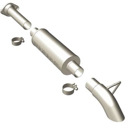MagnaFlow Exhaust Products - MagnaFlow 17121 Off Road Pro Series Gas Stainless Cat-Back for 04-06 Wrangler TJ