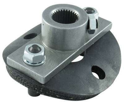 Borgeson - Borgeson 990013 Steering Coupler 1/2 Rag Joint Box Side 13/16-36 Spline w/Disc