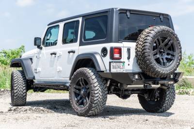 LoD Offroad - LoD Offroad JRB0741 Destroyer Full Rear Bumper Only for 07-18 Jeep Wrangler JK