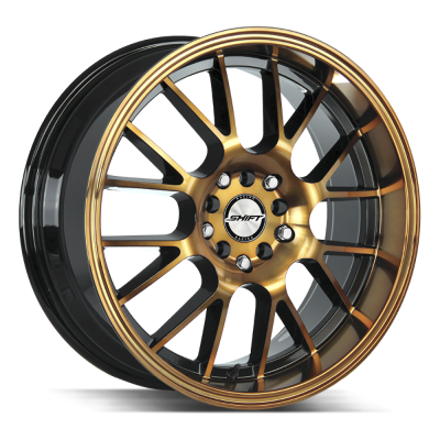 Shift - Shift Wheels CRANK 18x8.5 5x4.5/120 30mm Black/Machined Bronze H28850130BMBZ