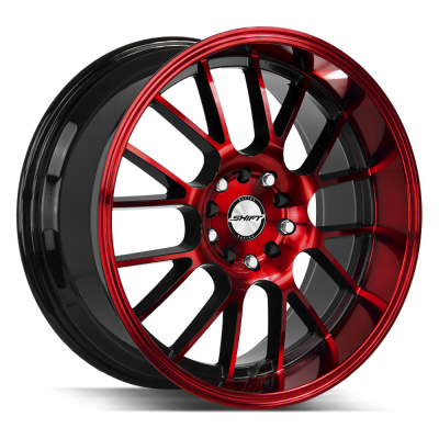 Shift - Shift Wheels CRANK 18x8.5 5x4.5/120 30mm Gloss Black/Machined Red H28850130GBMR
