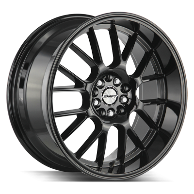 Shift - Shift Wheels CRANK 17x7.5 5x100/4.5 30mm Gloss Black H28750030GB