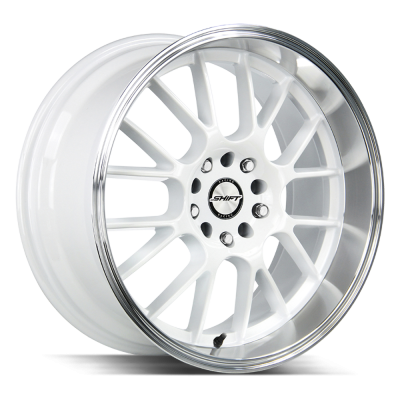 Shift - Shift Wheels CRANK 17x7.5 5x100/4.5 30mm Gloss White/Polished H28750030WP