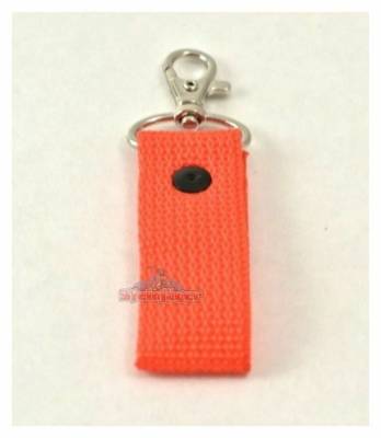 Steinjager - Steinjager J0041224 3" Orange Zipper Pull/Key Chain Fob Each