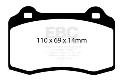 EBC Brakes - EBC Brakes S6KR1128 S6 Kits Bluestuff & GD Rotors for 04-07 S60 V70
