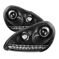 Spyder Auto - Spyder Auto 5080967 DRL LED Projector Headlights for 03-06 Cayenne
