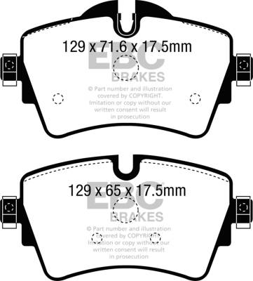 EBC Brakes - EBC Brakes S6KF1382 S6 Kits Bluestuff & GD Rotors for 15 Mini Cooper