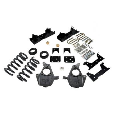 Belltech - Belltech 675 Front/Rear Complete Lowering Kit w/o Shocks for Chevy/GMC