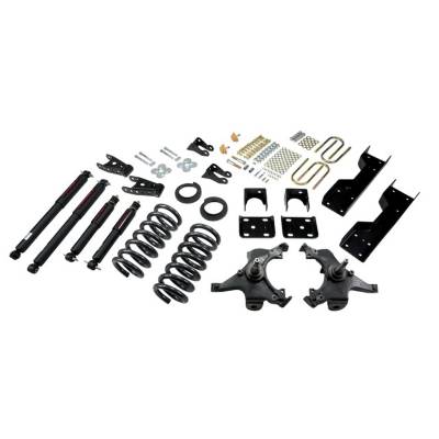 Belltech - Belltech 697ND Front & Rear Lowering Kit w/Nitro Shocks for 2WD GM Std Cab