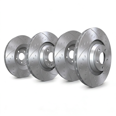 SP Performance - SP Perf. KT-FRR-D-P-009407 Diamond Silver Rotors for 18-24 Wrangler/Gladiator