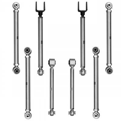 Rock Krawler - Rock Krawler RK08319 X-Factor PRO Aluminum Arm Package for Jeep Wrangler JK