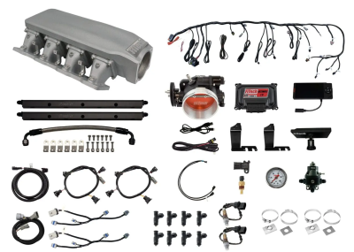 FiTech Fuel Injection - FiTech 73108 Nitro-Port Cast LS1 1000 HP/Cathedral/O2 Sensor/102mm TB/Trans