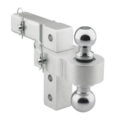 Smittybilt - Smittybilt 2926 2" Receiver 2" 2-5/16" Ball 6" Adjustable Aluminum Ball Mount