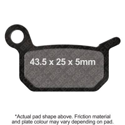 EBC Motorcycle Brakes - EBC Motorcycle Brakes FA325X Carbon X Pads for Enduro/MX Bikes