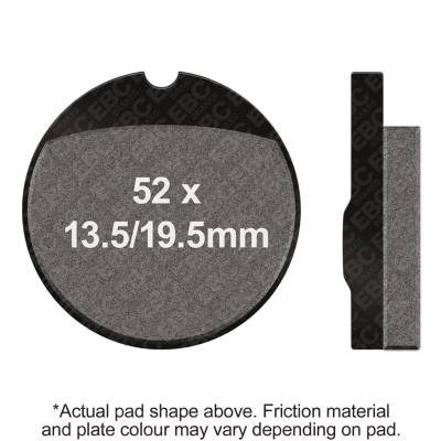 EBC Motorcycle Brakes - EBC Motorcycle Brakes FA13 Organic FA Series Pads