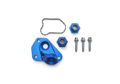 Ford Performance Parts - Ford Racing M-6881-M50A Remote Oil Filter Adapter for 15-25 Ford Mustang 5.0L