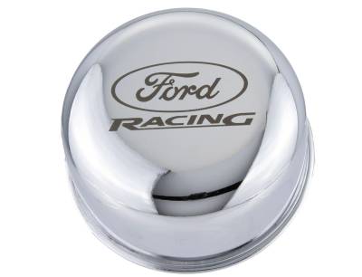Ford Performance Parts - Ford Performance M-6766-FRNVCH Chrome Breather Cap w/Ford Racing Logo