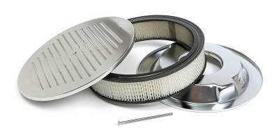 Trans-Dapt Performance - Trans-Dapt 6700 14" x 3" Aluminum Round Air Cleaner Pinstripe Ball Milling