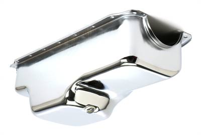 Trans-Dapt Performance - Trans-Dapt Performance 9088 Chrome Oil Pan for 71-80 Chrysler 360