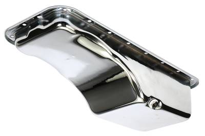Trans-Dapt Performance - Trans-Dapt 9330 OE Style Oil Pan FR Sump Stock Capacity Chrome Ford 352-428 FE