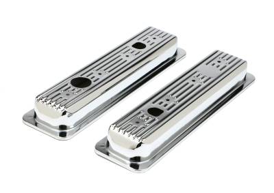 Trans-Dapt Performance - Trans-Dapt 9460 Chrome Plated Steel Valve Cover Chevy 5.0/5.7L Not LT1