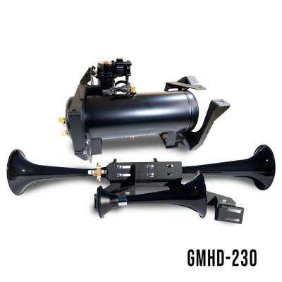 Kleinn Automotive Accessories - Kleinn Automotive GMHD-230 Direct Bolt-On Beast Train Horn & Air Kit 07-19 GM HD