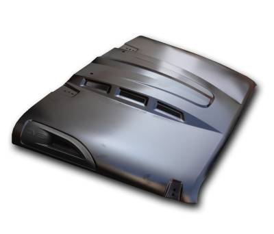 DV8 Offroad - DV8 Offroad HDMB07-02 Heat Dispersion Hood for 07-18 Jeep Wrangler JK