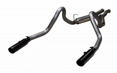 Pypes Performance Exhaust - Pypes SFM29VB Pype Bomb Catback Exhaust System M80 Mufflers for 79-04 Mustang