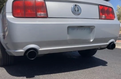 Pypes Performance Exhaust - Pypes SFM68B True-Dual Catback Exhaust System Black for 05-10 Mustang V6