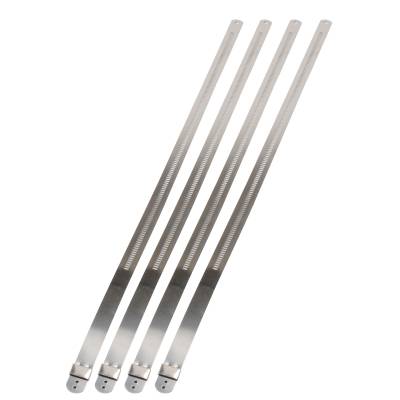 Design Engineering - Design Engineering 10212 Stainless-Steel Positive Locking Ties 12mm x 14" 4pk