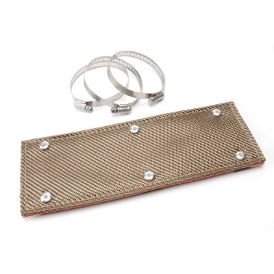 Design Engineering - Design Engineering 10454 Titanium Pipe Shield 4" x 12"