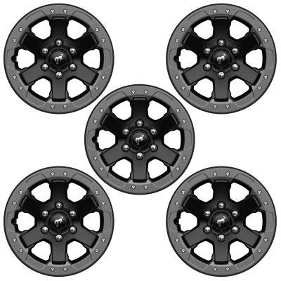 Ford Performance Parts - Ford Performance M-1007K-DC178B 17x8 Bead Lock Capable Badlands Wheel Kit Bronco