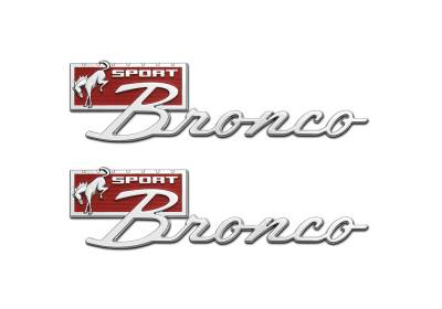 Ford Performance Parts - Ford Performance M-1447-BSPRT 21-25 Bronco Sport Script Fender Badge Kit