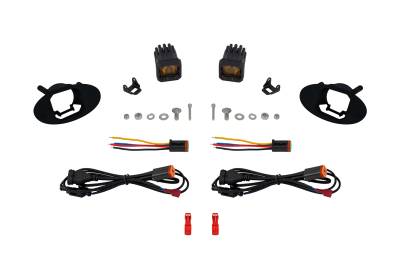 Diode Dynamics - Diode Dynamics DD8446 SSC1 Type MZ LED Fog Light Kit Yellow SAE Fog