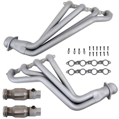 BBK Performance Parts - BBK Performance 1.75" Long Tube Headers w/Converters 10-15 Camaro SS 4021