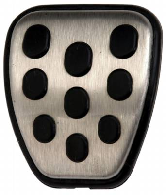 Ford Performance Parts - Ford Racing M-2301-B Aluminum/Urethane Special Edition Pedal Cover for Mustang
