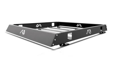 Fab Fours - Fab Fours RR10-1 Matte Black Bent Flange Roof Rack End/Face Plate