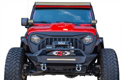 DV8 Offroad - DV8 GRJL-01 Replacement Black Grille for 18+ Jeep Wrangler JL & Gladiator