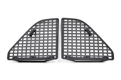 DV8 Offroad - DV8 Offroad MPJL-01 Rear Window MOLLE Panels for 18-23 Jeep Wrangler JL 4DR