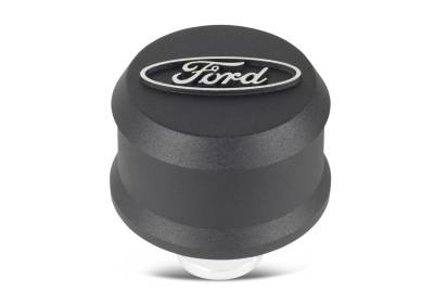 Ford Performance Parts - Ford Performance 302-435 Slant Edge Breather Black w/Ford Logo