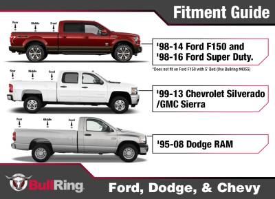 SpeedStrap - SpeedStrap 4001 Classic Raised Fit Retractable Truck Bed Tie-Down Anchors