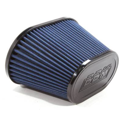 BBK Performance Parts - BBK Performance 1741 Inlet ID 3.5" Cold Air Intake Kit Replacement Filter Blue