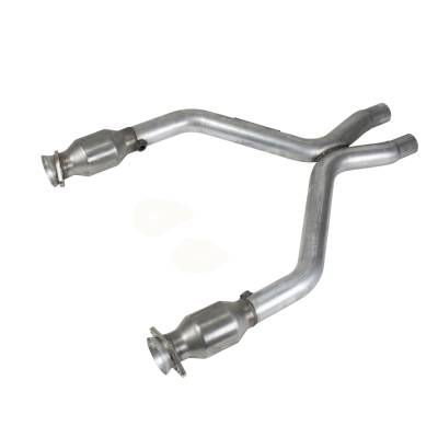 BBK Performance Parts - BBK Performance 2.5" Short X-Pipe w/Converters 11-14 Mustang 3.7L 1461