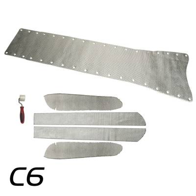 Design Engineering - Design Engineering 50532 Trans Tunnel Heat Shield 5Pc Complete Kit C6 Corvette